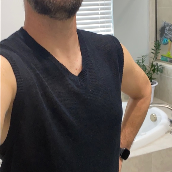 Perry Ellis knit Sweater Vest Large - Picture 4 of 4